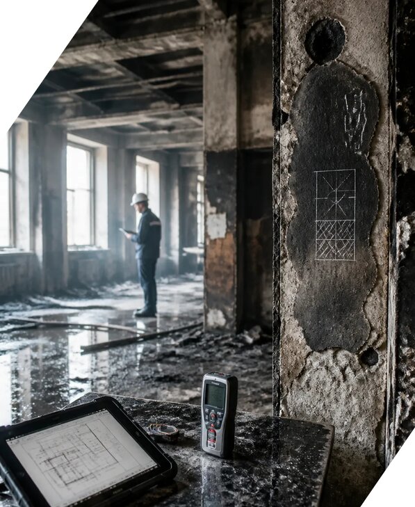 Обследование зданий после пожара в Белорецке от 15206 р. | ЭкспертизаРоссия