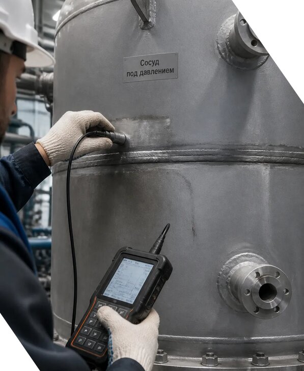 Услуги толщинометрии сосудов под давлением в Белорецке