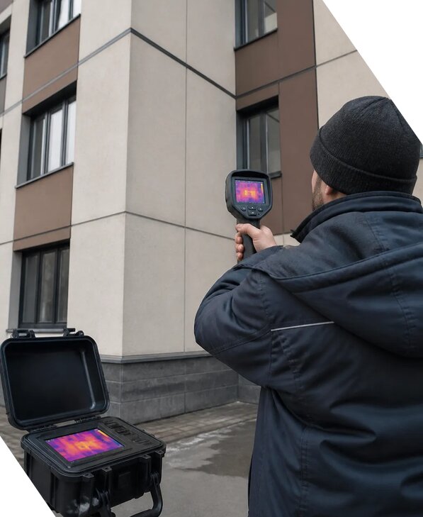 Тепловизионное обследование зданий и сооружений в Белорецке